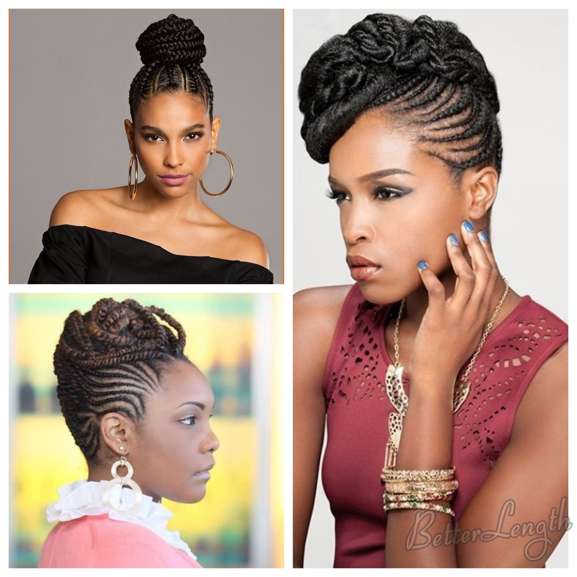 Braid Updo Hairstyles For Black Women