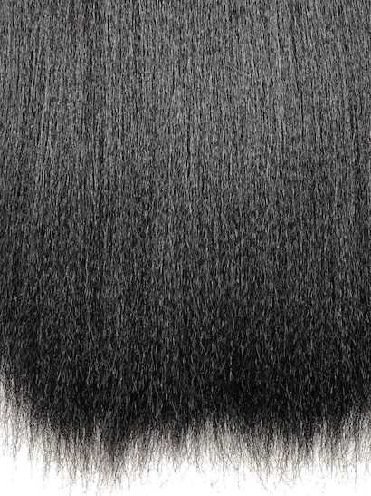 Recurlable Human Hair Mix Blend CLIP ON IN Extensions 10 pc - Yaki Straight  22